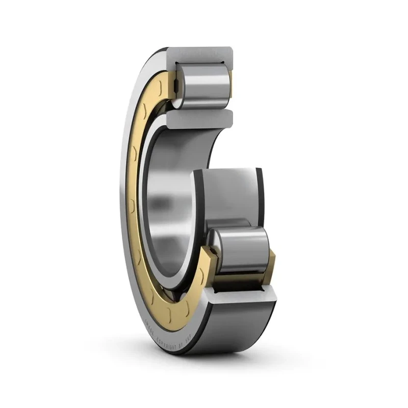 SKF Cylindrical Roller Bearing, 110 mm ID, 240 mm OD, 50 mm Width, Brass Cage, Open Type NU 322 ECM/C3