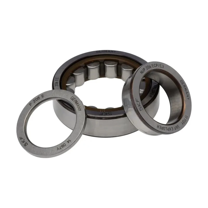 SKF High-Performance NUP 206 ECP/C3 Cylindrical Roller Bearing 30 mm ID, 62 mm OD, 16 mm Width, Open Type NUP 206 ECP/C3