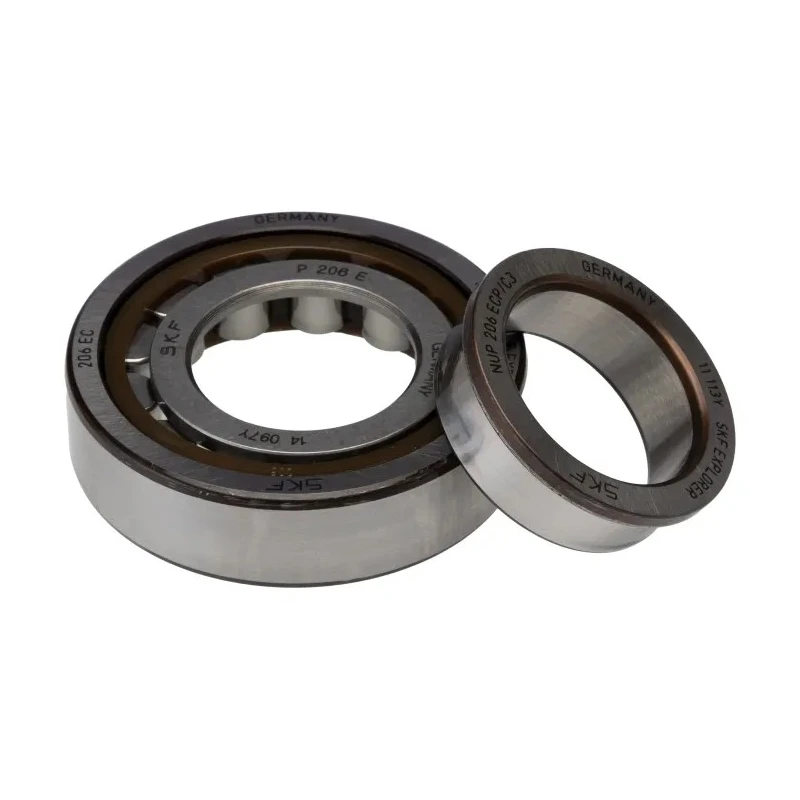 SKF High-Performance NUP 206 ECP/C3 Cylindrical Roller Bearing 30 mm ID, 62 mm OD, 16 mm Width, Open Type NUP 206 ECP/C3
