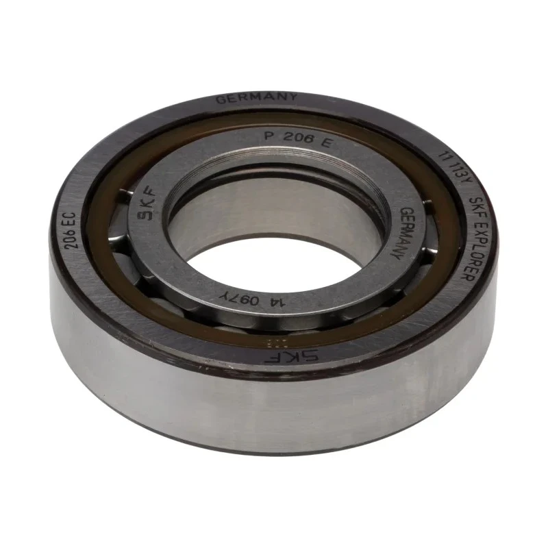 SKF High-Performance NUP 206 ECP/C3 Cylindrical Roller Bearing 30 mm ID, 62 mm OD, 16 mm Width, Open Type NUP 206 ECP/C3