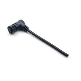 Amphenol Industrial Sensor Actuator Cable 1 m PVC Jacket Black, 6 Contacts Female Connectors BBD-06AFFM-QR8F01