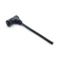 Amphenol Industrial Female 6 Way X Lock B Size to Female Unterminated Sensor Actuator Cable 1m BD-06AFFM-QR8D01