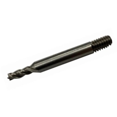 RS PRO End Mill 3 mm Cutter Diameter High Speed Steel Material 6mm Weldon Shank 9.5 mm Cut Length 54 mm Overall 234-8274