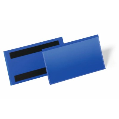 Durable Blue Wall Mount Document Display with 150 x 67 mm Document Size, 83 mm Height, 163 mm Width 174207