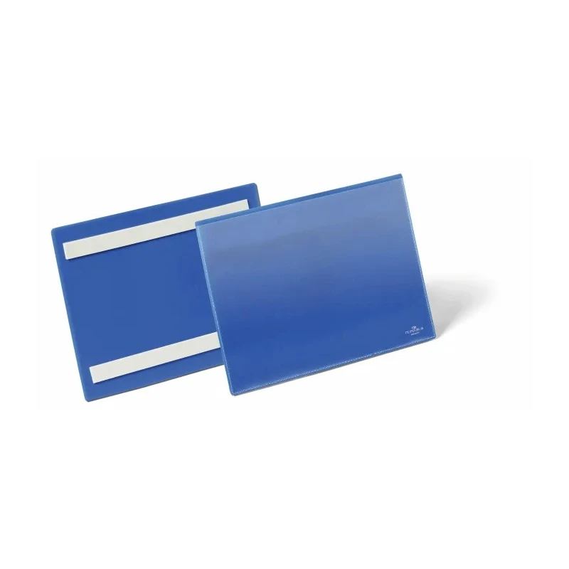 Durable Blue A5 Document Display Wall Mount Plastic Document Holder 163mm Height 223mm Width 179507