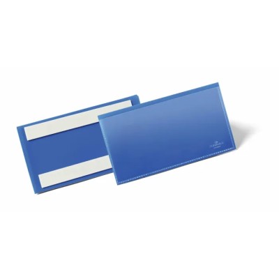 Durable Blue Heavy Duty Document Display Wall Mount Pockets 150 x 67 mm Plastic Material Model 176207