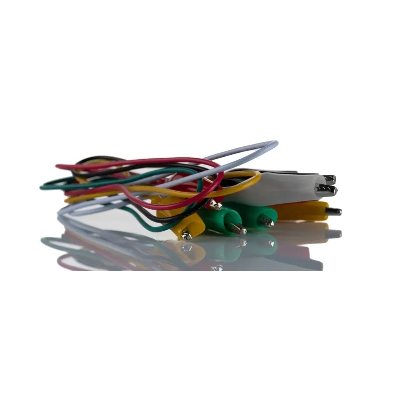 Okdo Test Lead & Connector Kit With Crocodile Clip 40cm Wire Length CC40CM