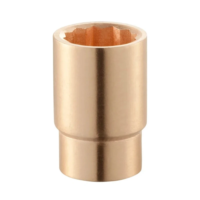 Facom 3/4 in Drive 50 mm 12 Point Square Socket, Anti-Magnetic Non-Sparking Beryllium Copper Alloy, 70mm Overall K.50SR