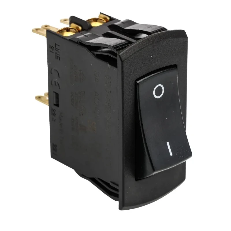 ETA Thermal Circuit Breaker 10A Current Rating 2-Pole Screw Mount 240V AC 50V DC 3120-N521-H7T1-W01D-10A