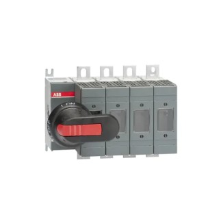 ABB Fuse Switch Disconnector 4-Pole Base Mounted 125A Mechanical Fuse Size 00-000 1SCA115686R1001
