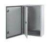 ABB SR/SRN Series Steel Black RAL 7035 Single Door Enclosure 700 mm Height, 500 mm Width, 13 KC7050K SR2 C 700X500MM (HXL)