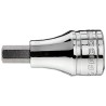 Facom Hexagon Socket 7.94 mm, 1/2 in Drive, Square Drive Type, Bright Chrome with Phosphate Finish ST.5/16