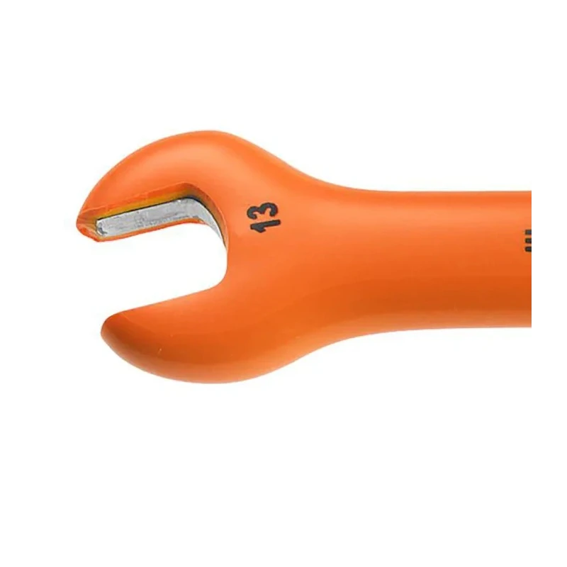 Facom Open End Spanner Metric 12 mm Insulated Steel 125 mm Overall Length VDE 1000V Approved 46.12AVSE