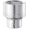 Facom 3/4 in Drive 41 mm 6 Point Square Socket Satin Chrome Finish 66.9mm Length K.41HB