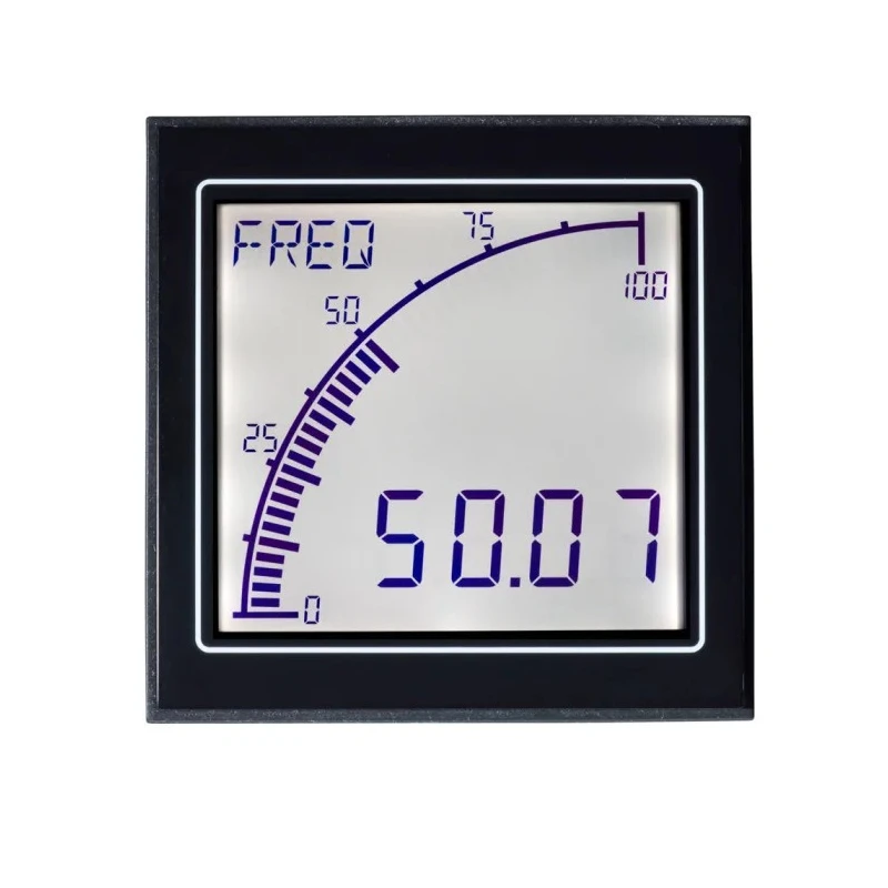 Trumeter APM LCD Digital Panel Multifunction Meter for Frequency, Voltage, MPS, 68 mm x 68 mm APM-M2-APO