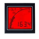 Trumeter APM LCD Digital Panel Multifunction Meter for Frequency, Voltage, MPS, 68 mm x 68 mm APM-M2-APO