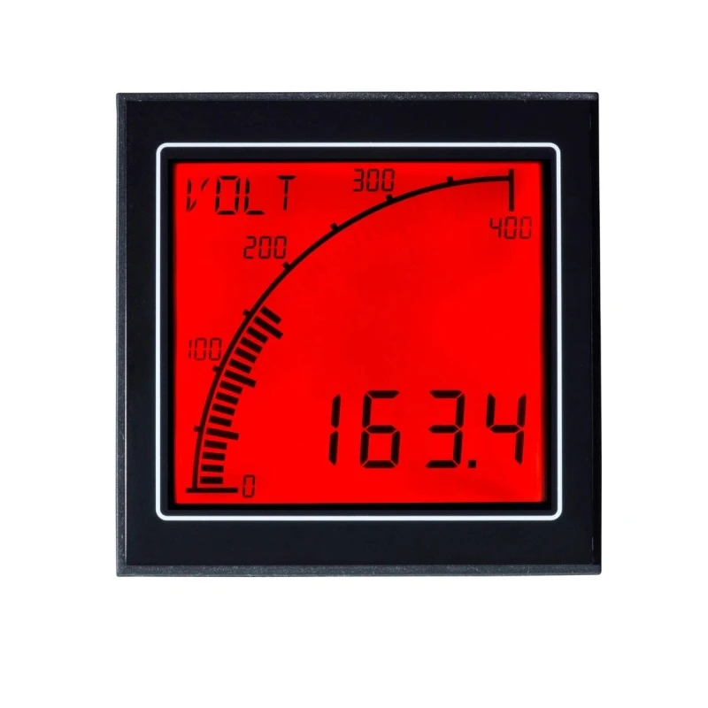 Trumeter APM LCD Digital Panel Multifunction Meter for Frequency, Voltage, MPS, 68 mm x 68 mm APM-M2-APO