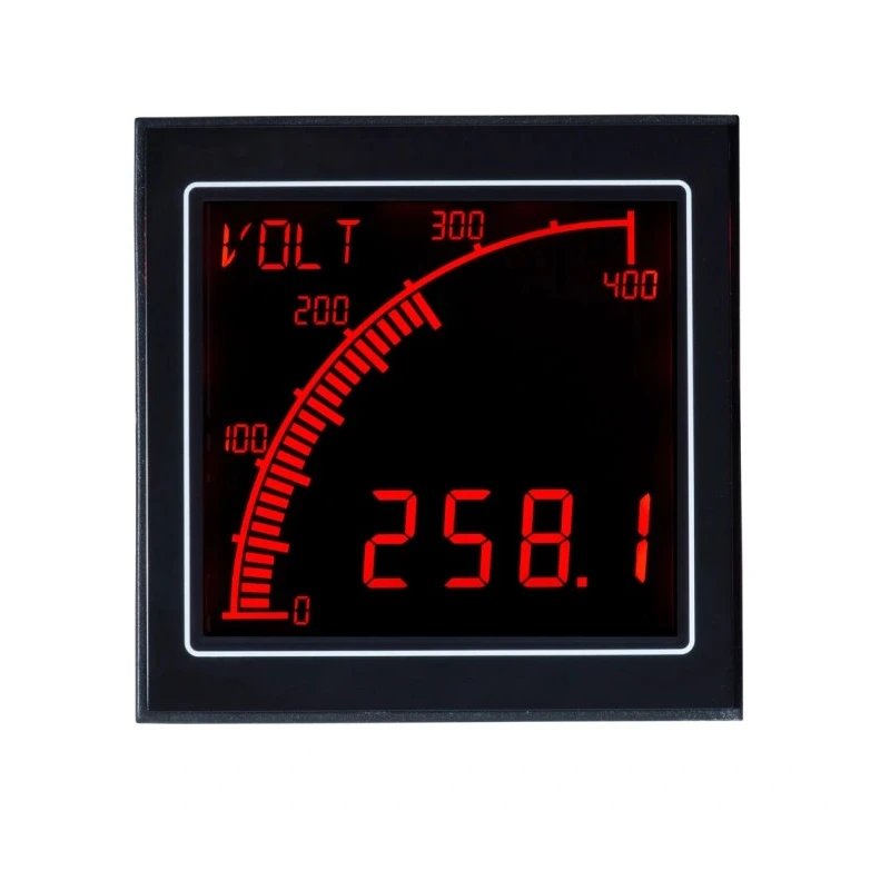 Trumeter APM LCD Digital Panel Multifunction Meter for MPS, Frequency, Voltage, 68 mm x 68 mm APM-M2-ANO