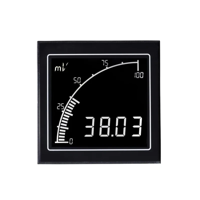 Trumeter Analogue Panel Ammeter 200 mA DC, 68 mm x 68 mm, 0.1 % Meter Accuracy APM-MICRO-APO
