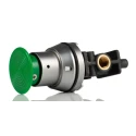 Norgren Push Button Pneumatic Manual Control Valve 03 Series, G 1/8 Port, 3/2 Valve Function, Zinc Alloy Body, III 03036702