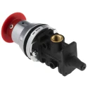 Norgren Push Button Pneumatic Manual Control Valve 03 Series, G 1/8 Port, 3/2 Valve Function, Polyamide Body, Red 03036602