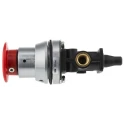 Norgren Push Button Pneumatic Manual Control Valve 03 Series, G 1/8 Port, 3/2 Valve Function, Polyamide Body, Red 03036602