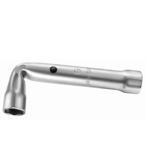 Facom Metric Angle Box Tubular Spanner 21 mm Size, 163 mm Overall Length, Polished Chrome Handle 92A.21