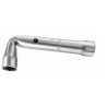 Facom Tubular Angle Box Spanner 4mm Size, 95mm Overall Length, Polished Satin Chrome Finish 92A.4