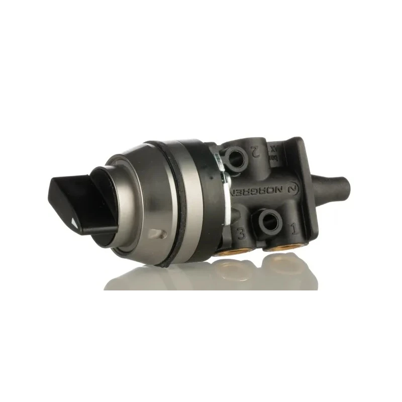 Norgren Rotary Knob Pneumatic Manual Control Valve 03 Series G 1/8, 3/2 Function, 10 bar, 335L/min Flow Rate 03041902