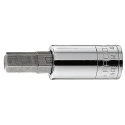 Facom 1/4 in Drive 7 mm Bit Square Socket with 37mm Overall Length RT.7