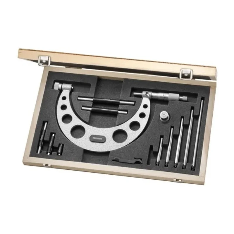Facom External Micrometre Metric 0 to 150 mm Measurement Range Accuracy ±0.01 mm Resolution 0.01 mm 807C