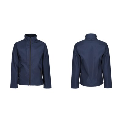 Regatta Professional Ladies Octagon II 3-Layer Softshell Jacket Navy Waterproof Windproof Size 18 TRA689 744 18L