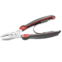 Facom Combination Plier, Serrated Flat and Oval Pipe, Nail & Screw Gripping Channel, Cable Gripping Surface 187AP.20CPE
