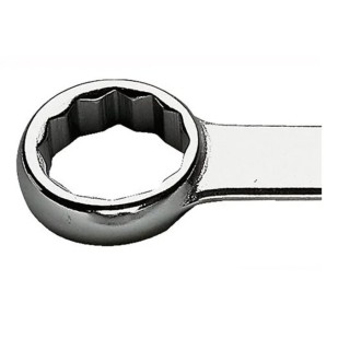 Facom Ring Spanner Offset Head Chrome Finish 14 x 15 mm, 185mm Overall 59.14X15