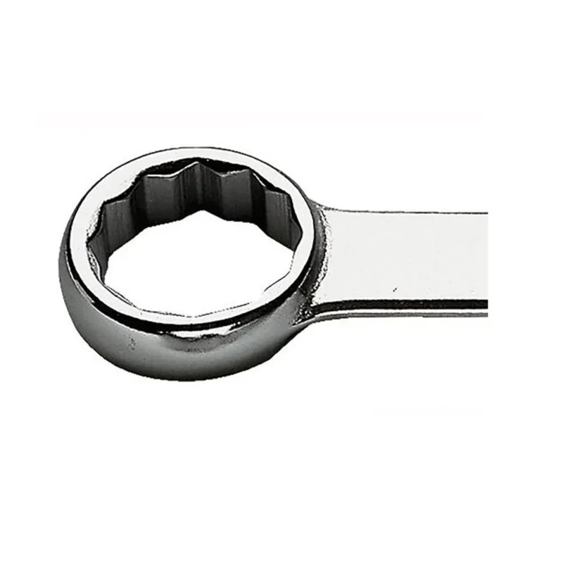 Facom Ring Spanner Offset Head Chrome Finish 14 x 15 mm, 185mm Overall 59.14X15
