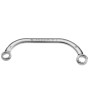 Facom Metric Half Moon Offset Ring Spanner 16 x 18 mm, Chrome Finish, 12-Point, 200mm Overall 57.16X18