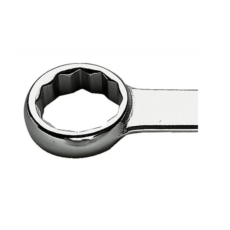 Facom Ring Spanner 21 x 23 mm Offset Head Chrome Finish 12-Point 240mm Overall 59.21X23