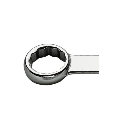 Facom Ring Spanner 8 x 9 mm Offset Head Chrome Finish 12 Point 135mm Overall Length 59.8X9
