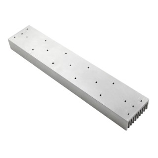 Intelligent LED Solutions LED Array Mount for ILS 12LED UV Violet Strips 300mm x 58mm ILA-HSINK-300X58X25MM
