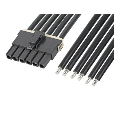 Molex Wire to Board Cable 6 Way Female Mega-Fit to 6 Way Female, 150 mm Length 600V Voltage 216401-1061