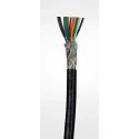 RS PRO DEF STAN Multi-Core Industrial Cable 12 Cores 0.22mm² Screened 25m Black Polyvinyl Chloride Sheath 236-9248