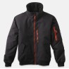 Parade ORTEGO 2 Black Work Jacket Zipper, 2XL, 100% Nylon Ripstop Outer, Polyester Lining 17ORTEGO1494TXXL