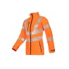 Sioen Women's Orange Hi Vis Jacket Waterproof Polyester Softshell Jerica Series S101-547A-S