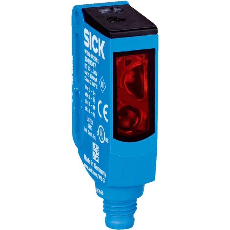 SICK Background Suppression Photoelectric Sensor, Block Sensor, 20 mm to 500 mm Detection Range, PNP Output WTB9-3P2211