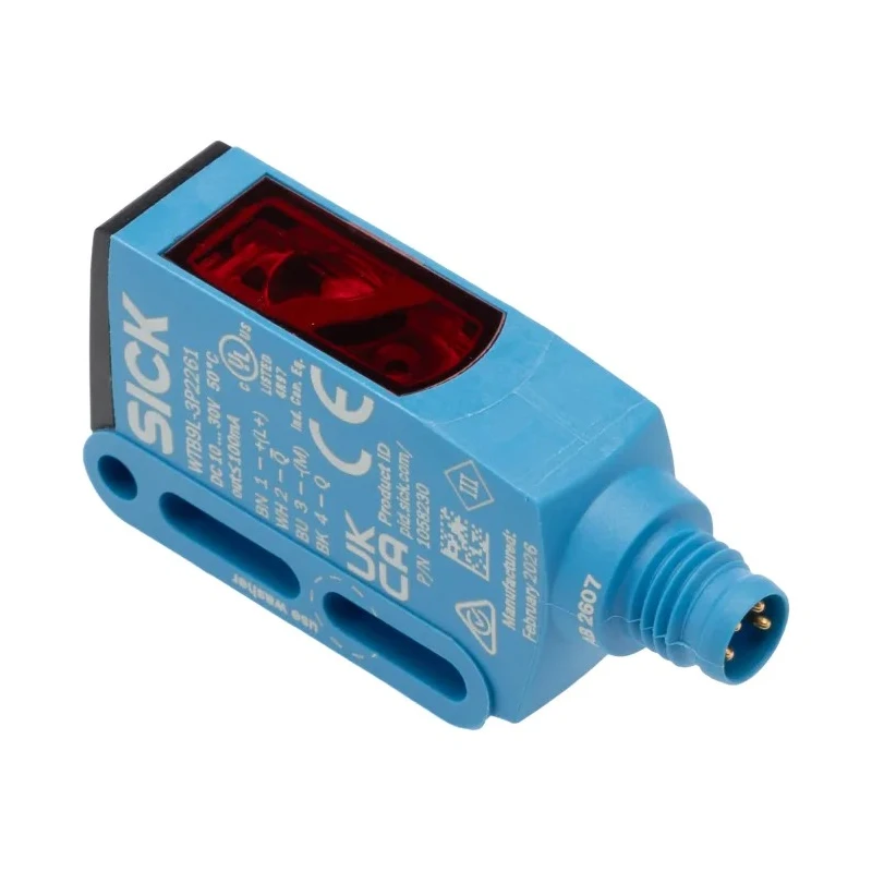 SICK Background Suppression Photoelectric Sensor Block Sensor 25 mm to 300 mm PNP Output IP66 IP67 IP69K WTB9L-3P2261