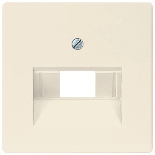 Siemens RJ45 Thermoplastic White Cover Plate Screw Mount 55mm Height 