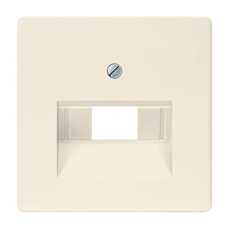 Siemens RJ45 Thermoplastic White Cover Plate Screw Mount 55mm Height 