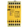 Pilz Safety Relay, 3 Safety Contacts, 1 Auxiliary Contact, DIN Rail Mount, 110V AC/DC and 24V AC/DC Coil Voltage 774314
