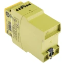Pilz Safety Relay, 3 Safety Contacts, 1 Auxiliary Contact, DIN Rail Mount, 110V AC/DC and 24V AC/DC Coil Voltage 774314