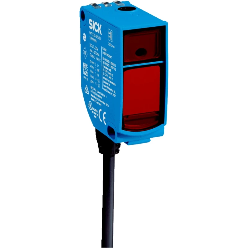 SICK Background Suppression Photoelectric Sensor Block Style, 50 mm to 2.5 m Detection Range, NPN Output, IP67 WTT12L-B3531
